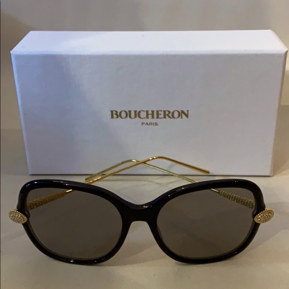 New Women’s Boucheron Sunglasses Black - Picture 8 of 9
